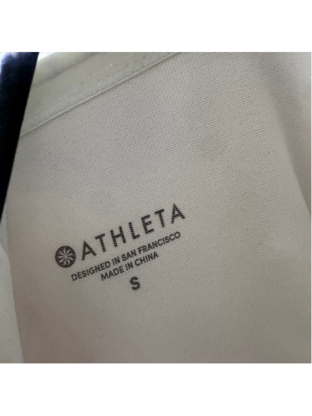 Athleta Floral Corset Tankini Swim Top Size S Ivory Purple Open Back - Picture 8 of 8